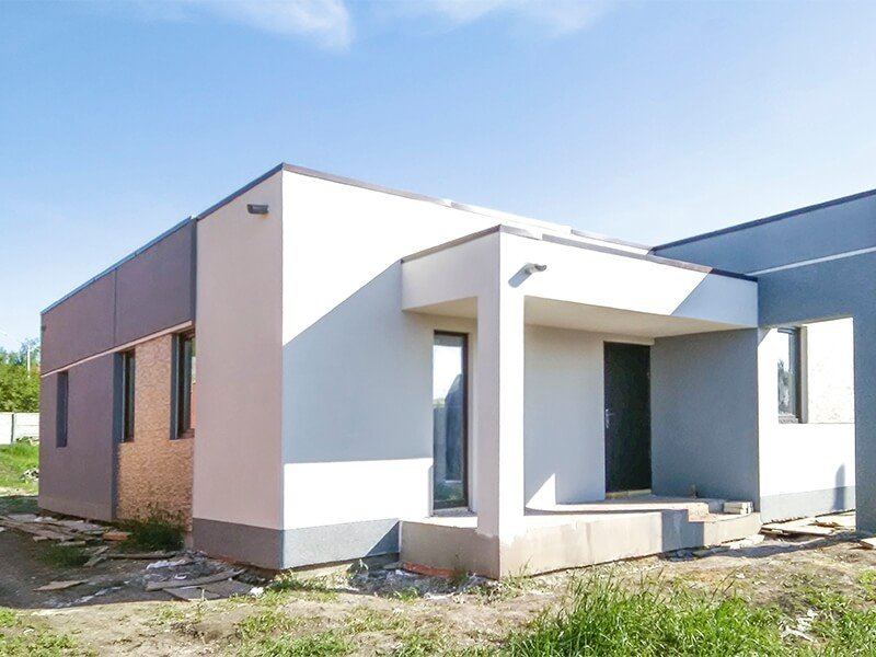 Дом в стиле хай-тек «Куб» 155 м²